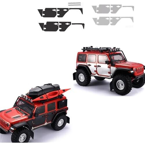 Metal Antiskid Plate for Axial SCX10 III RC Model Car Accessories Decorative Sheet