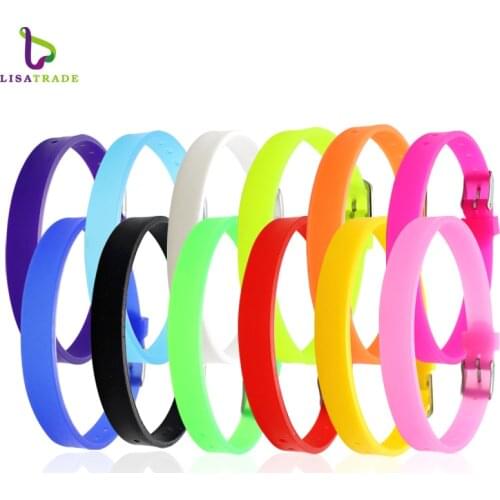 Fashion Jewelry 10pcs Silicone Bracelet ,Fashion Charm Bracelet, Bracelet Fit for 8mm Slide letters/Charms LSBR09*10