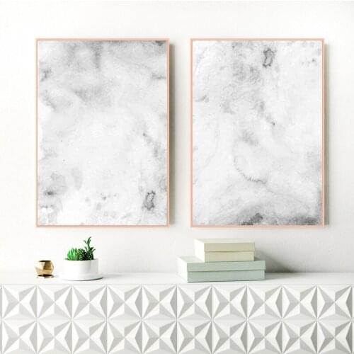Marble Textures Watercolor Wall Art Canvas Painting Nordic Posters and Prints Abstract Hand Drawn Pictures Living Room Decor