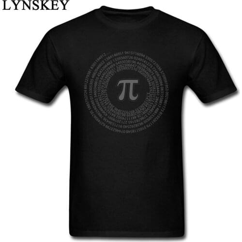 Pi Day Vortex Mathematical Men Tshirts 2017 New Brand Spain Sleeve Regular Pure Sputnik T Shirt For Men Male