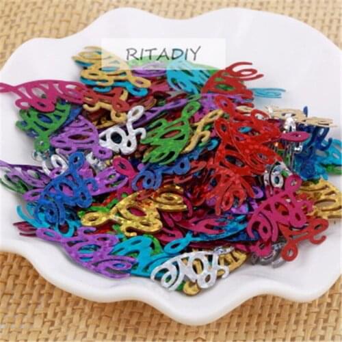 New!! 500pcs Love Letter Without Hole Loose Sequins Sewing,Wedding Confetti Craft,Kids DIY Garment Accessory