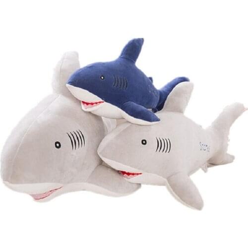 New Style Shark Plush Toys Big Fish Cloth Doll Whale Soft Stuffed Plush Animals Doll Children Birthday Gift