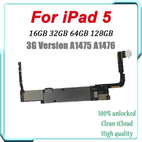 100% Tested Logic Board For ipad 5 Motherboard with Full Chips Unlocked Original A1475/A1476 For ipad AIR 1 Mainboard