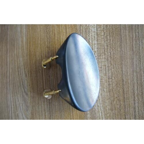 4/4 size ebony chin rest with clamps , ebony violin fitting