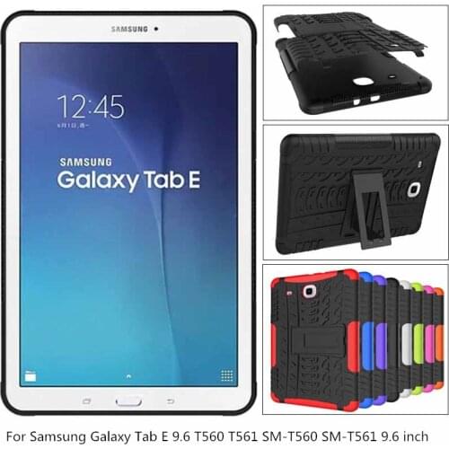 Shockproof Case For Samsung T560 T280 T580 T510 T720 P200 T290 P610 T870 T970 T500 Armor Heavy Duty Silicone +PC Case Stand case