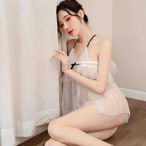 Sexy Lingerie Lace Underwear Transparent Women Erotic Bride Uniform Pantyhose Valentine Gift Prono Tights Lenceria Femenina