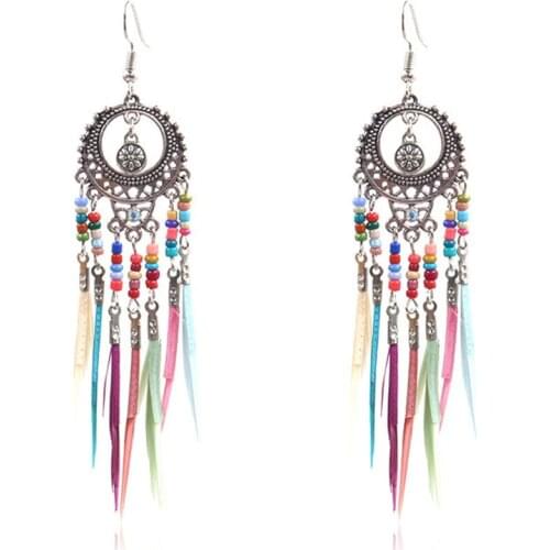 Tassel Earrings Fringed Rhinestone Claw Chain Full Diamond Earrings Exaggerated Tassel Earrings Creative Chinese Style