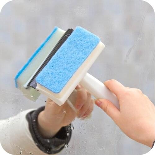 Japan Plastic Windshield Cleaner Microfiber Auto Window Cleaner Long Handle Brushes Sponges Handy Washable Car Cleaning Tool