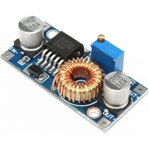 10PCS 5A Max DC-DC XL4005 Step Down Adjustable Power Supply Module LED Lithium Charger Board