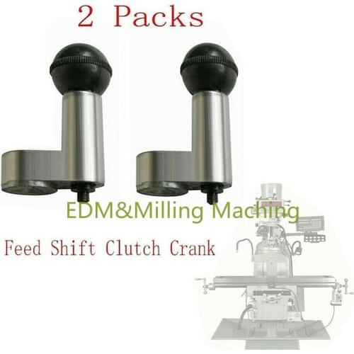 2pcs High Quality Milling Machine Part Feed Shift Clutch Crank Handle A81-84 For Durable Bridgeport New