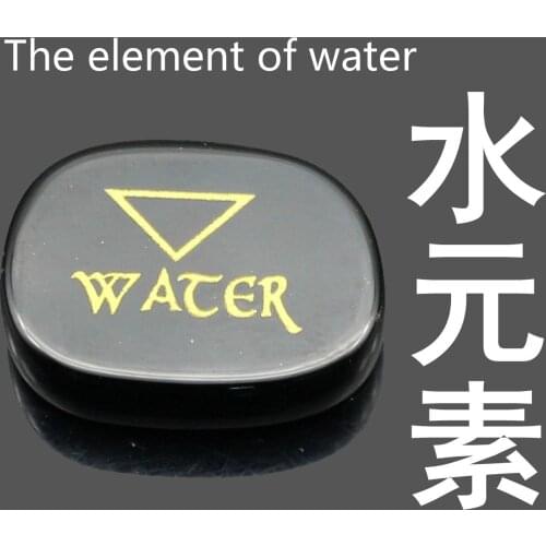 20x25mm Fashion Natural Black Agate Oval Carved English Gas Fire Spells Soil and Water Conservation Reiki Furnishing Articles