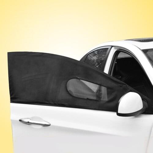 Car Anti-Mosquito Sunshade Curtain Car Window Sock Shade Mesh Cloth Window Anti-Mosquito Cover Car Window Screen
