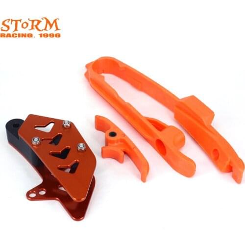 Motorcycle Chain Slider Swingarm Guide Set For KTM 125 150 200 250 350 450 525 SX SXF SX125 2011-2015 2011 2012 2013 2014 2015