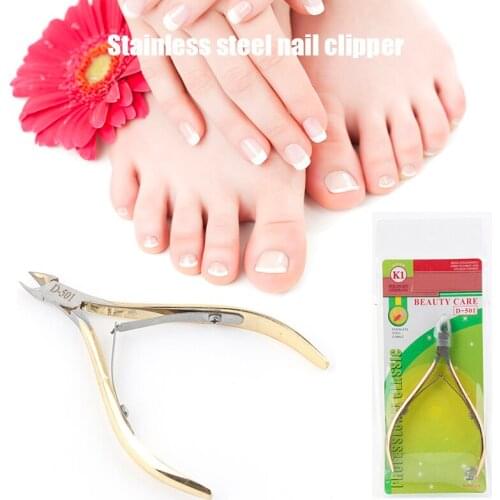 Nail Tools Stainless Steel Nail Clippers Dead Skin Ingrown Nail Oblique Scissors SSwell