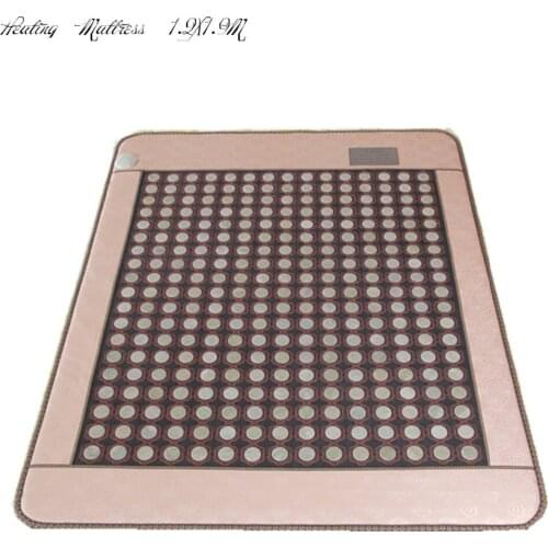 Korea Best quality Free shipping Good Jade heat mattress Infrared heating health care mat heat 10-70 Celsius ac220V 1.2X1.9M