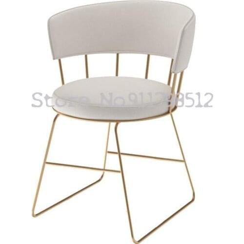 Makeup chair modern minimalist dressing chair net red ins light luxury nordic bedroom desk chair backrest nail chair home