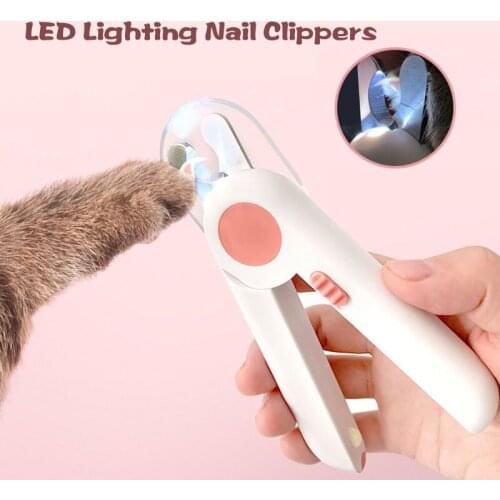 Cat nail clippers, dog nail clippers, pet nail clippers, led light nail clippers