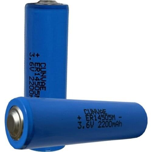 2PCS LS14500 ER14505M High magnification AA 3.6V 2200mAh lithium battery for facility equipment spare generic lithium batteries