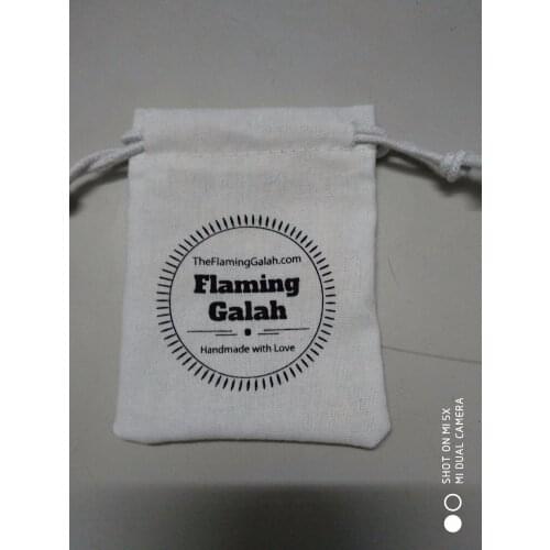 500piece small drawstring bags cotton jewelry pouches gift pouches; size 7*9cm; with custom logo and include shippingn by DHL