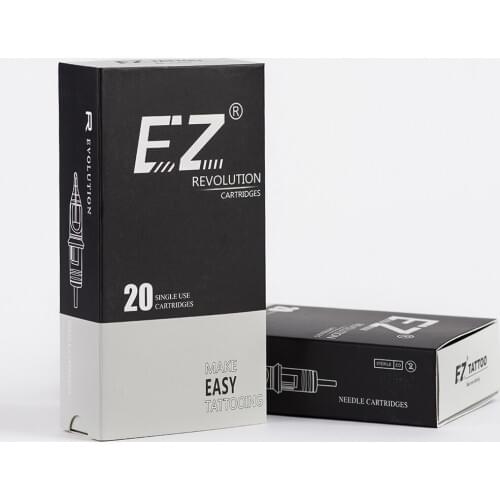 RC1205RLT EZ Revolution Cartridge Needles Round Liner #12 Super Tight X-Taper 7.0 mm Needles Compatible with Cartridge Systems