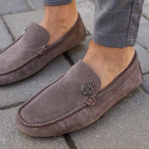 Tezcan Hakiki Deri 11870 Vizon Süet Driver Tipi Şimdi İndirimli Fiyatla Tüm Kıyafetlere Özel Hava Geçirgen Kumaş Yeni Sezon