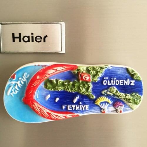 Turkey Fethiye color glaze three - dimensional ceramic refrigerator