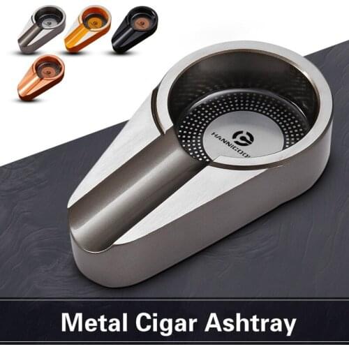 High Quality Portable Cigar Car Ashtrays Mold Home Office Ash Trays Cigarette Holder Smoke Tray Smoking Accessories Men Gifts