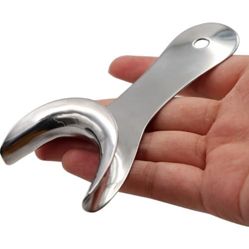 1pc Stainless Steel Dental Cheek Retractor T Shape Teeth Mouth Opener with Handle Orthodontic Lab Instrument Tools