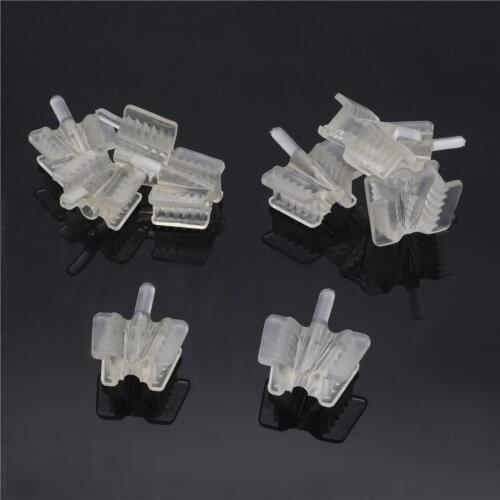 20Pcs Dental Silicone Mouth Prop Support Holding Saliva Ejector Suction Tip