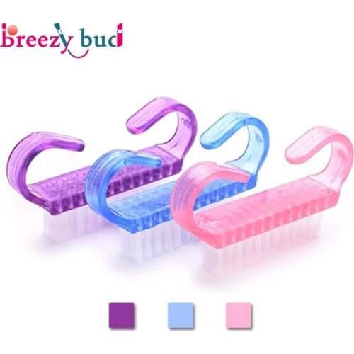 5/10pcs Portable Nail Dust Brush Nail Cleaning Brush Nail Art Tools Remove Dust Plastic Cleaning Nail Brushes File Tools Set