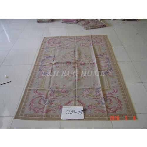 Free Shipping 5'X8' French Woolen Aubusson rug handmade 100% New Zealand wool rugs and carpets