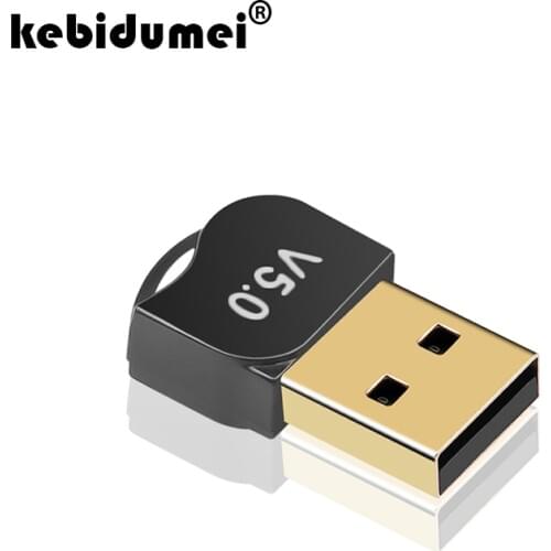 Kebidumei Wireless Mini USB Bluetooth Dongle Receiver For Laptop Mouse Keyboard Accessories USB Bluetooth 5.0 Adapter Receiver