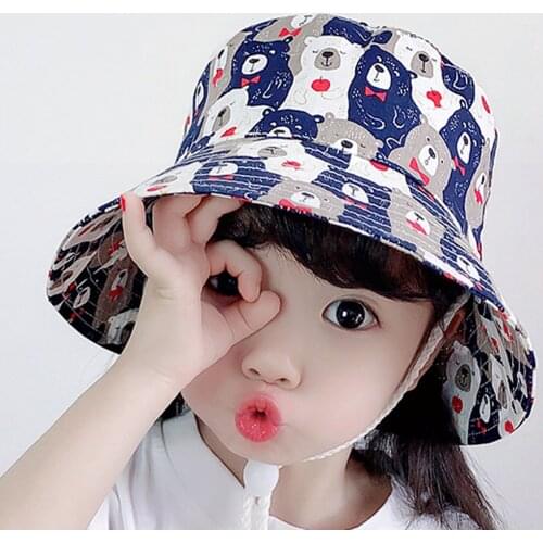 Childrens Outdoor Sun Hat Breathable Beach Hat Fisherman Hat Caps UV Sun Protection Hat Summer Unisex Baby Sun Hat 2021 New