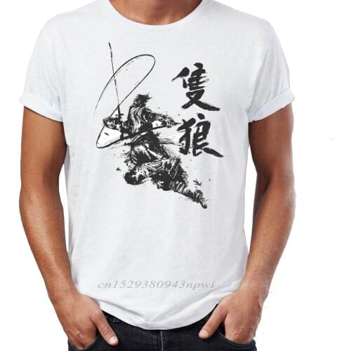 Mens T Shirt Sekiro Shadow Die Twice Awesome Artwork Printed Mens Tshirt Hip Hop Streetwear New Arrival Male Clothes