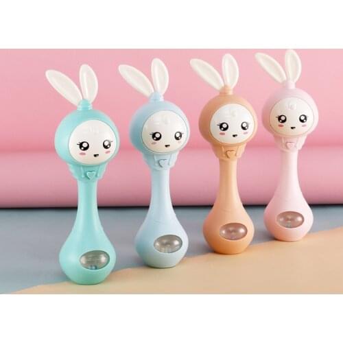 Baby Music Teether Rattle Toy for Child 0-12 Education Mobile Cot Kids Bed Bell Newborn Stroller Crib Infant Pacifier Weep Tear