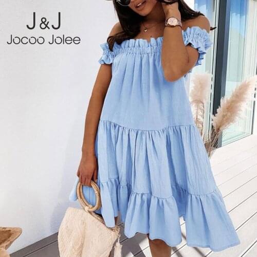 Белые летние платья Jocoo Jolee China At AliExpress