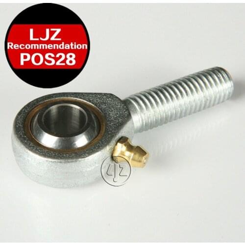 Lubricant type Rod ends Bearings M27*2 Right and Left hand thread 28mm bore 1 Pieces/lot