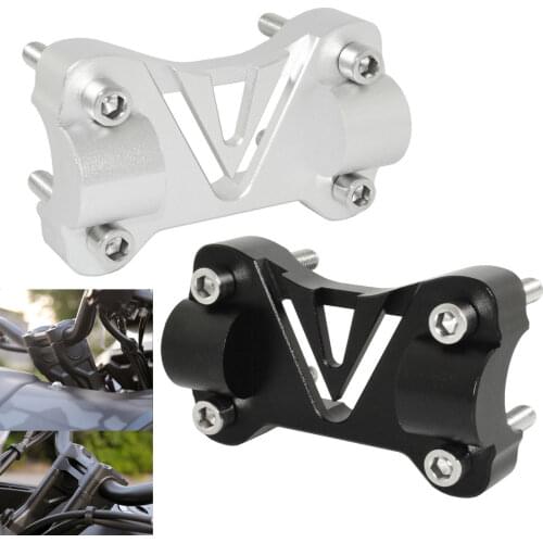 28mm Handlebar Riser Adapter Bracket Rises Bar Height Up +20mm For HONDA CB500X CB500F CB 500 X XA F FA PC58 PC59 2019 2020 2021