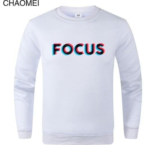 2019 Autumn Winter Focus Print Funny Men Women Sweatshirts Sudadera Hombre Casual Hoodie Sweatshirt Unisex Pullove C08