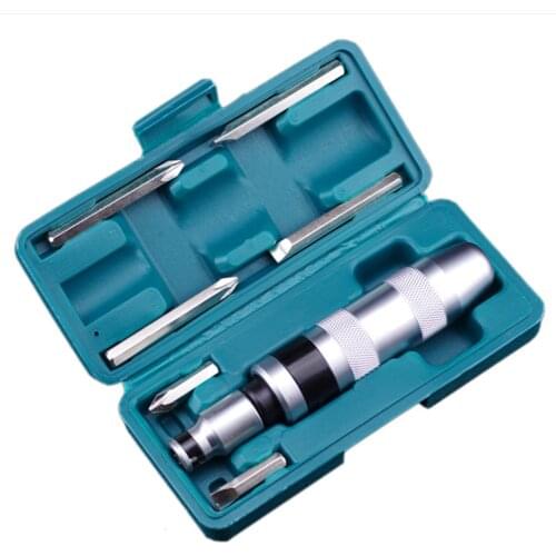 7PCS Set Multi-purpose Heavy Duty Impact Screwdriver Set Chisel Bits Tools Impact Screwdriver Kit with Screwdriver Bit