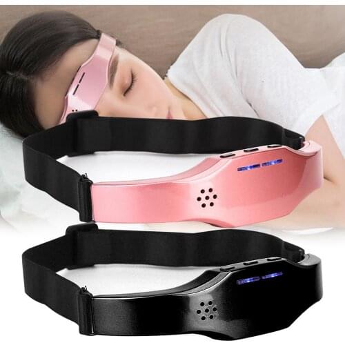 Newest 2Color USB Wireless Smart Sleep Instrument Relieve Headache Stress Treatment Insomnia Improve Sleep Quality Head Massager