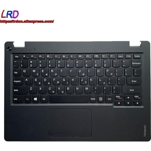 Shell C Cover Palmrest Upper Case with GRK Greek Keyboard and Touchpad for Lenovo Ideapad 100S-11IBY Laptop 5CB0K48352