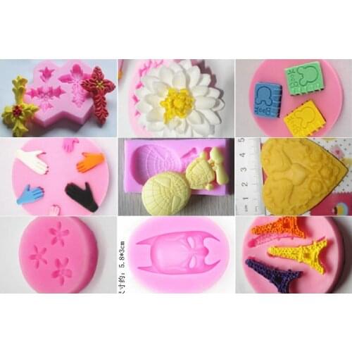 Wholesale/retail,free shipping,1 pcs Mini Pudding jelly chocolate mould clay sugar decoration mold baking tools