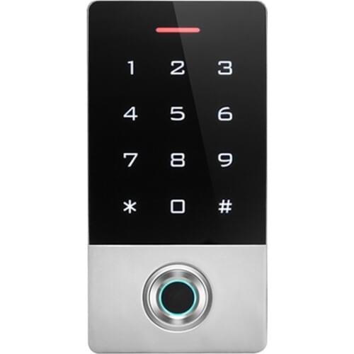 TF1 Semiconductor Fingerprint Touch Keypad IP68 Waterproof RFID Stand Alone Access Controller Support Finger+RFID+Password