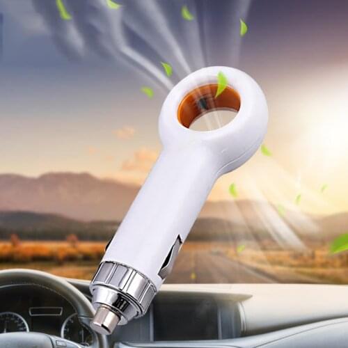 Portable mini car negative ion air purifier for second-hand smoke removal ozone filter