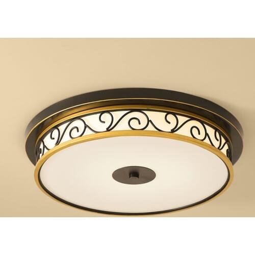 American style ceiling lamp modern simple master bedroom retro study room light LED style aisle lamp ya74