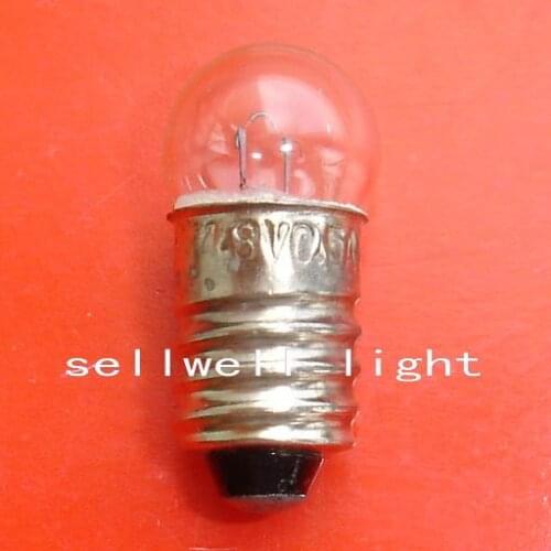 Great!miniature Lamps Bulbs 4.8v 0.5a E10 G11 Free Shipping A559