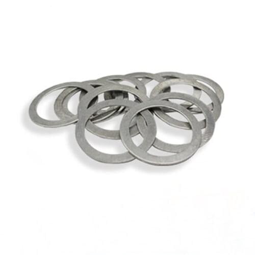 30Pcs M20 M22 M24 M27 M30 Pure Metal Aluminum washer Aluminum washers gasket Flat pad 1.5mm Thickness