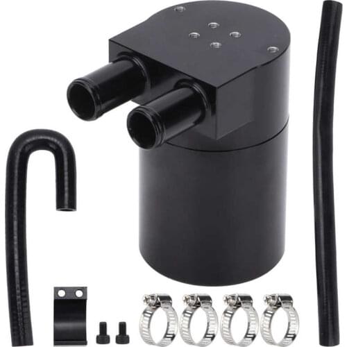 Double Baffled Oil Catch Can Tank Reservoir with Hoses Replacement for BMW N54 335i 135i E90 E92 E82 2006-2010 Car Accessories