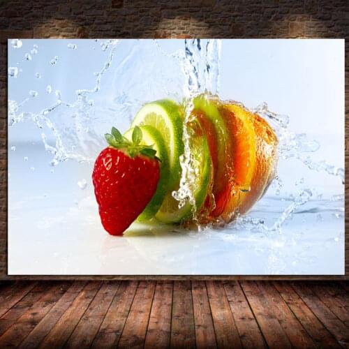 Modern Canvas Art Fruit Foods Poster and Print Painting Kitchen Home Decoration Wall Picture For Dining Room Restaurant Unframed